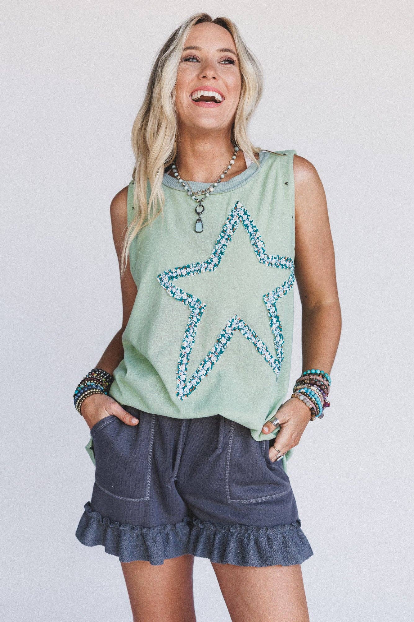 Three Bird Nest Beachline Textured Shorts