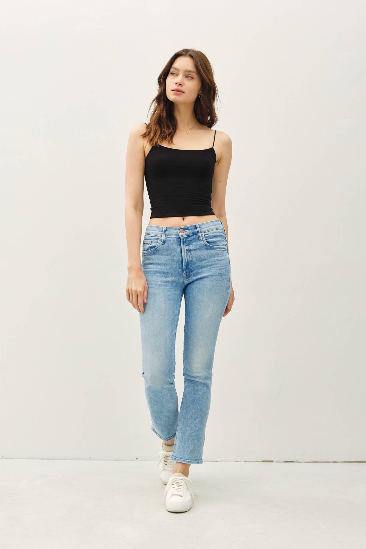 Be Cool BASIC THREADS CROPPED SPAGHETTI TANK