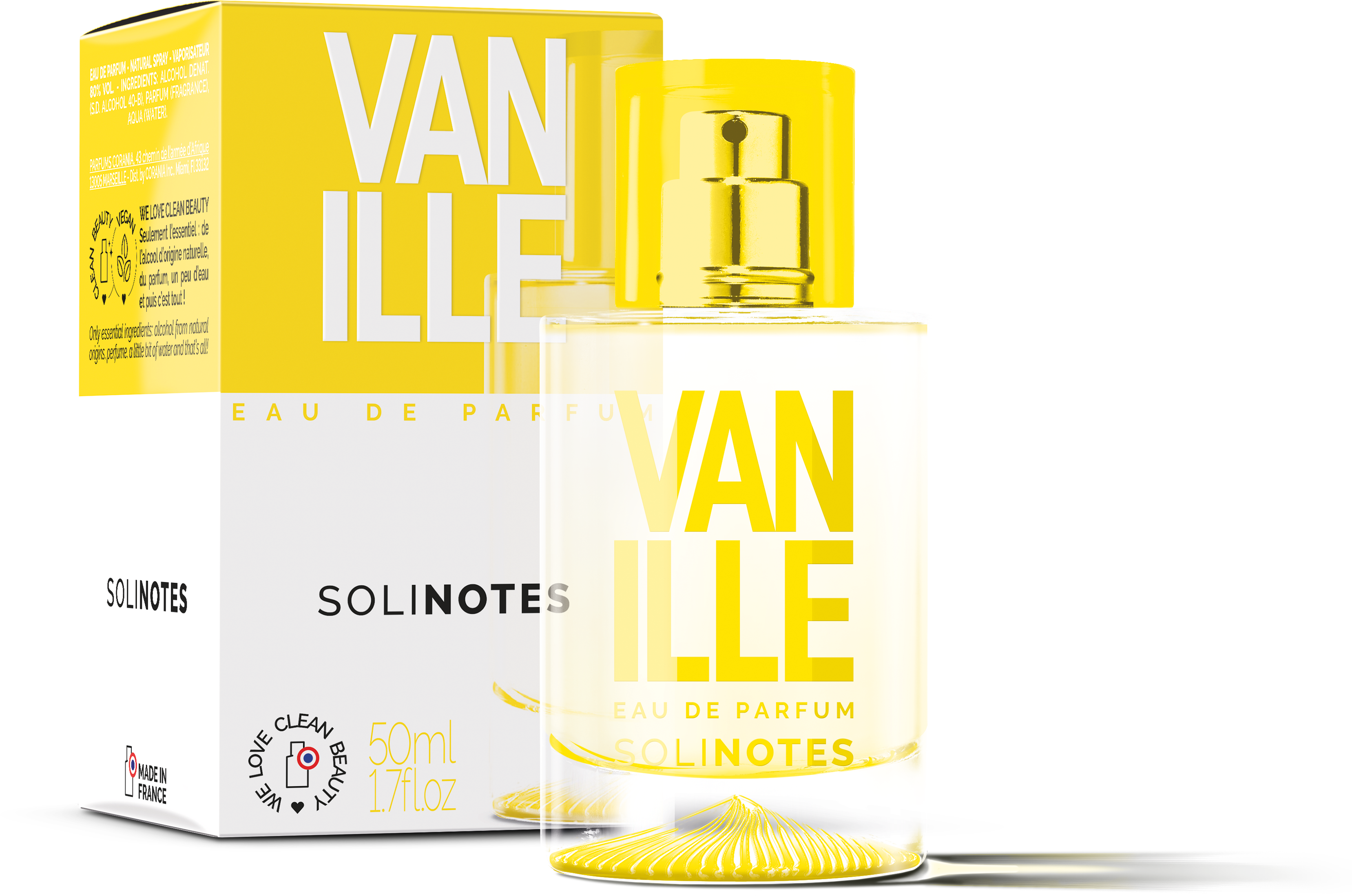 Solinotes Vanilla Perfume 1.7 oz - CLEAN BEAUTY