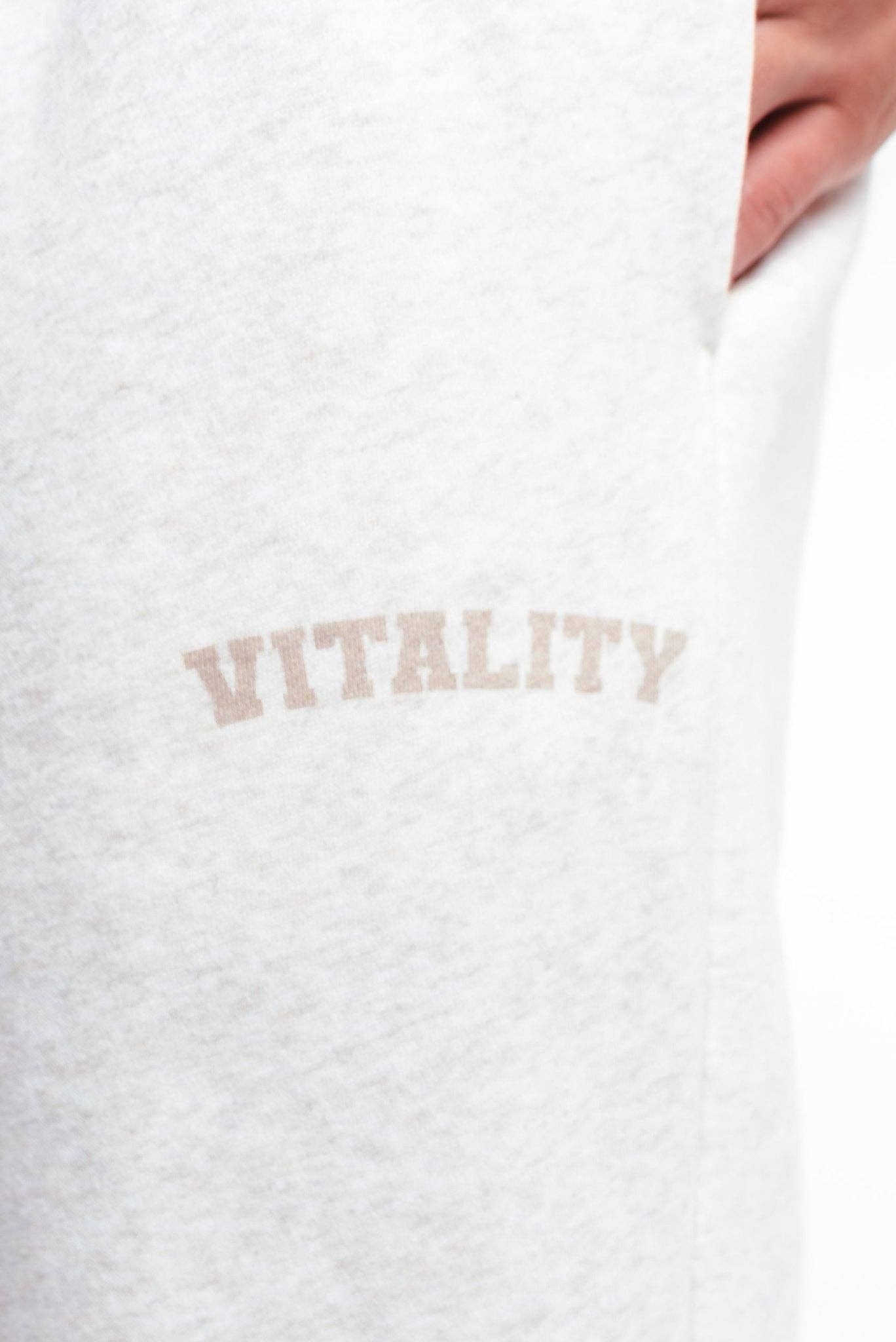 Vitality Vitality Cozy® Uni Jogger - Oat Marl - Varsity