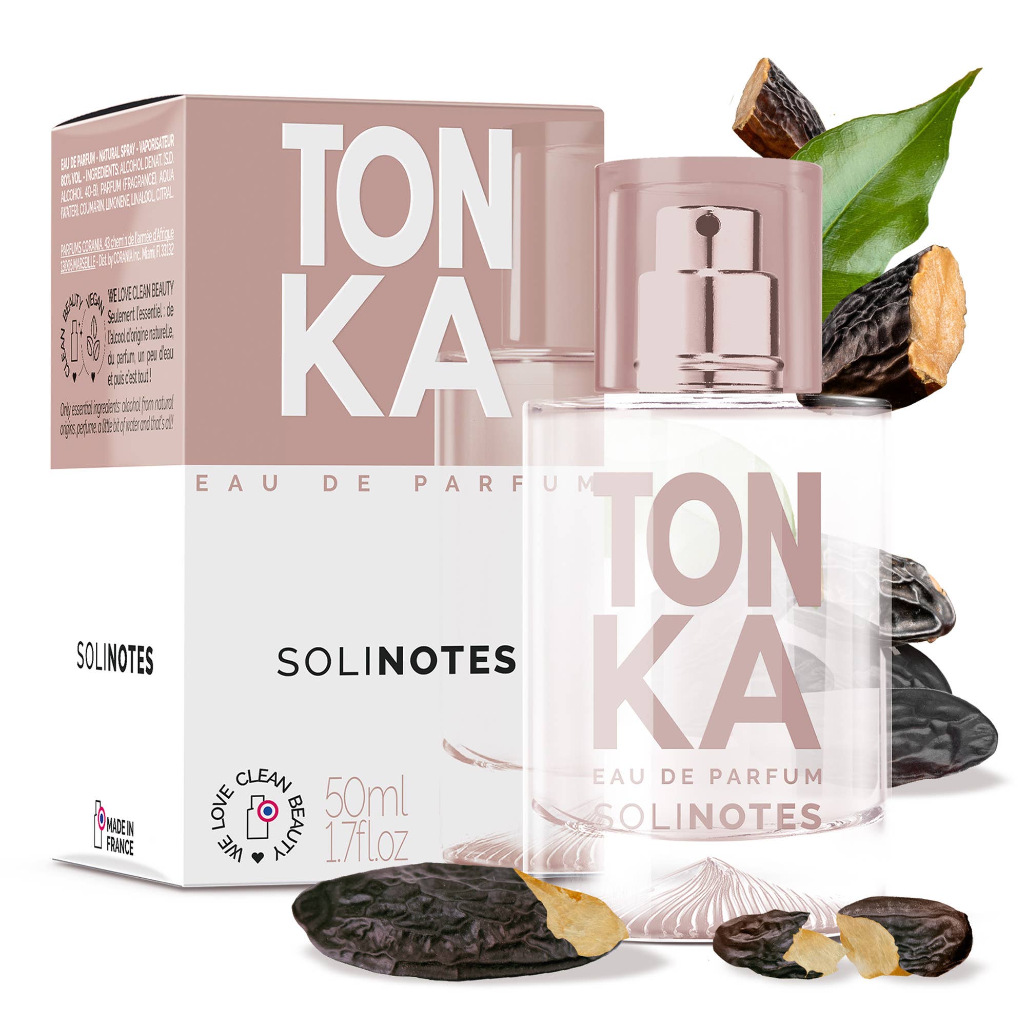 Solinotes (US Stores) - Distributed by Scents of Europe Tonka Perfume 1.7 oz - CLEAN BEAUTY