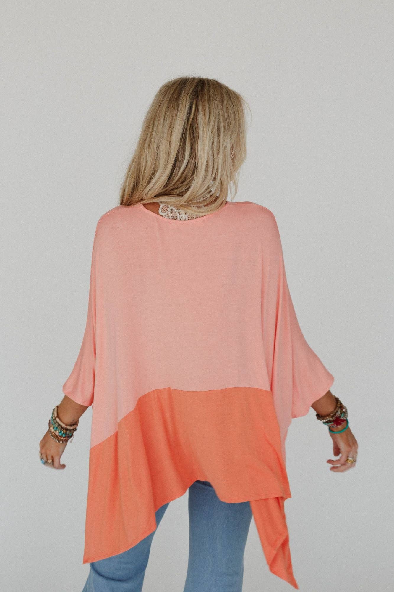 Three Bird Nest Coffee Sunsets V Neck Top