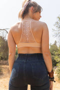 Three Bird Nest Tattoo Bralette - Blush Blush
