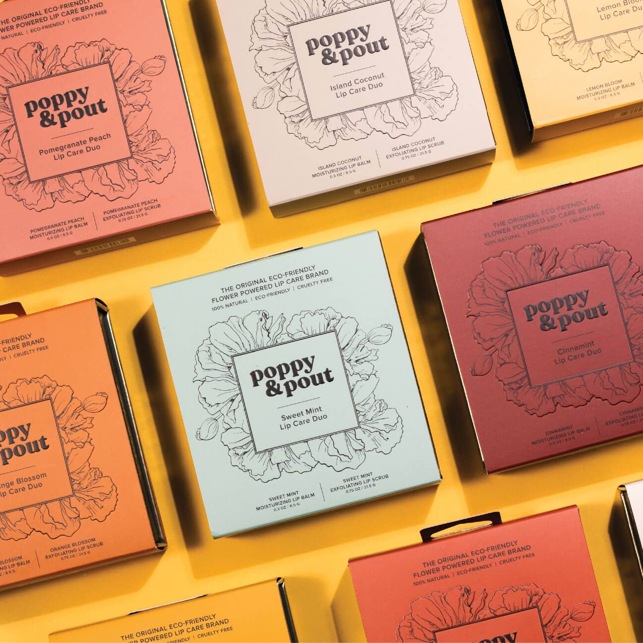 Poppy & Pout Lip Care Duo, Marshmallow Creme