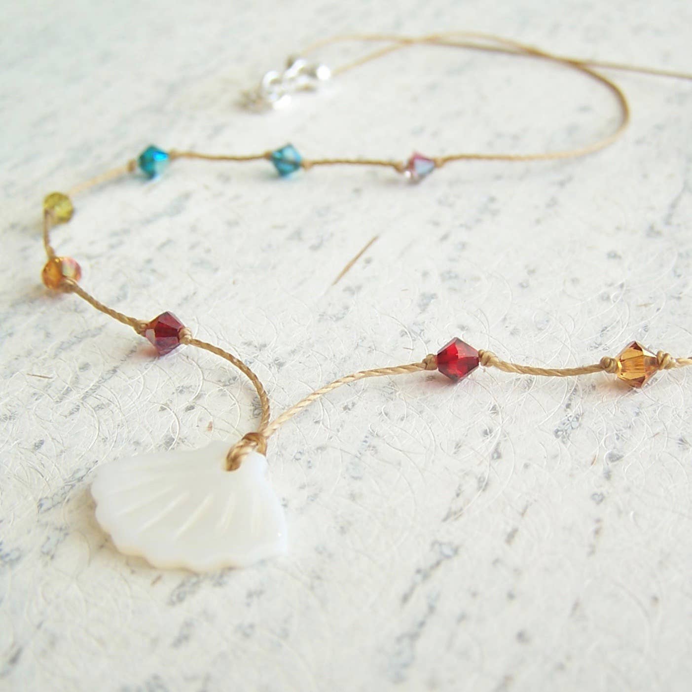 Jo Bird Jewelry Aloha Necklace - Hawaii Necklace - Rainbow Necklace