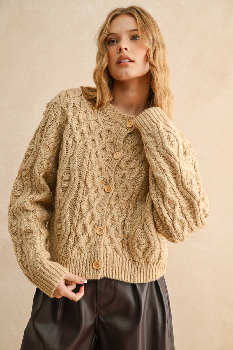 MIOU MUSE SNOW DAY CARDIGAN