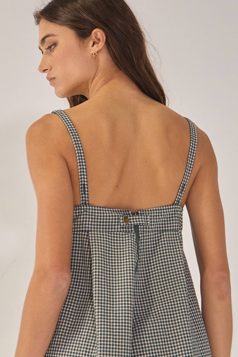 BUCKETLIST Jenna Plaid Romper