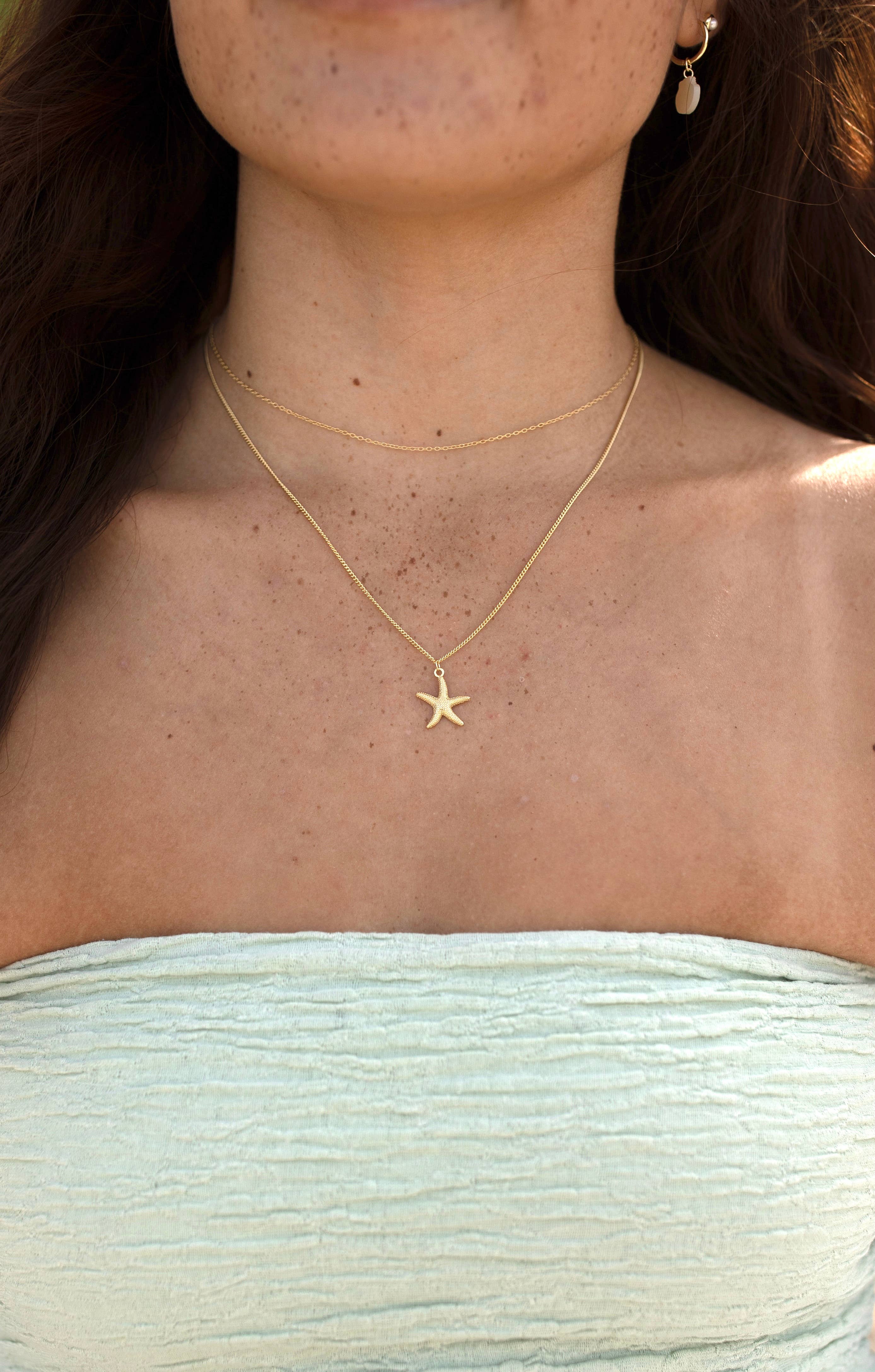 The Salty Gem COSTA NECKLACE Gold