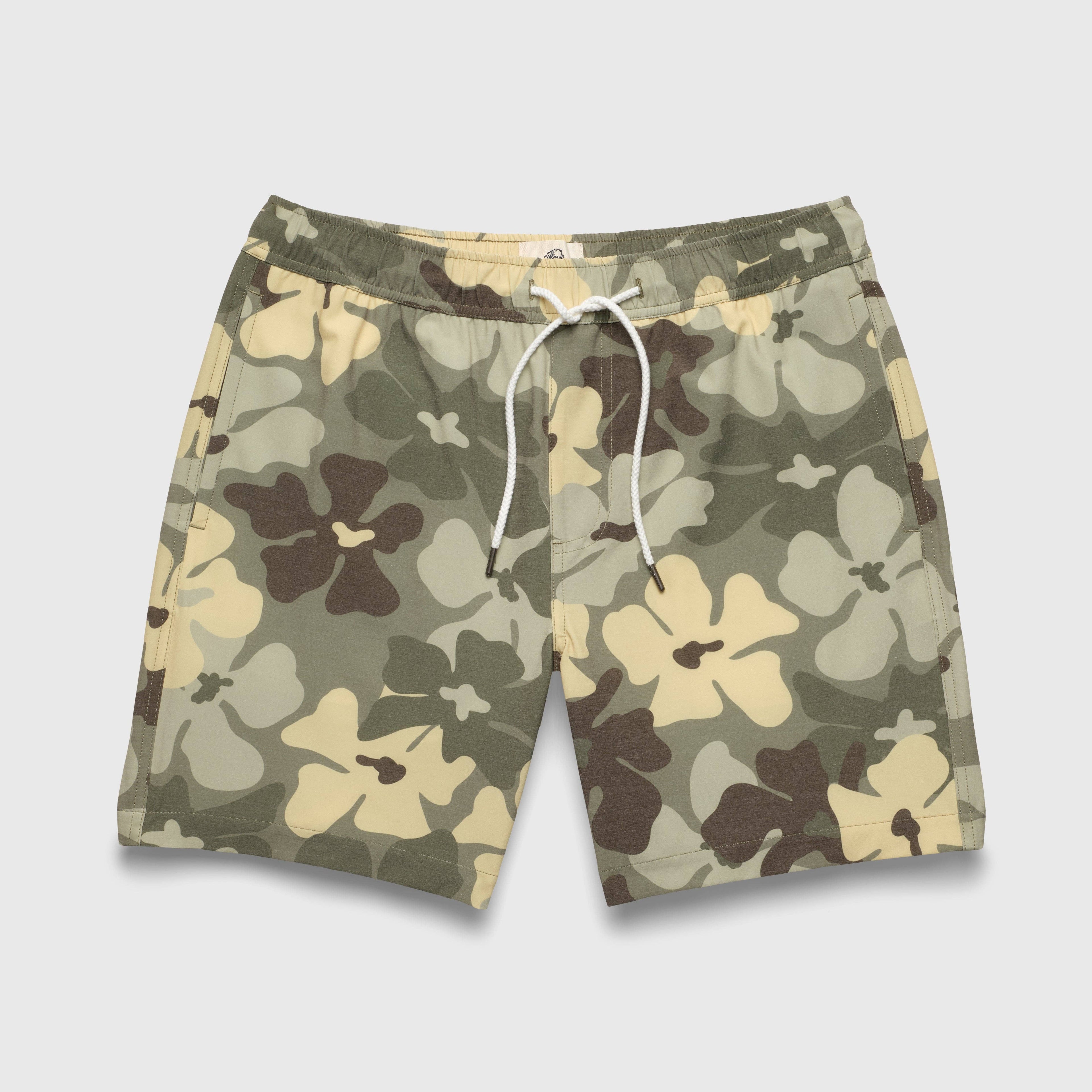 SURFSIDESUPPLY Jimmy 6.5" Flower Volley - Camo Flower