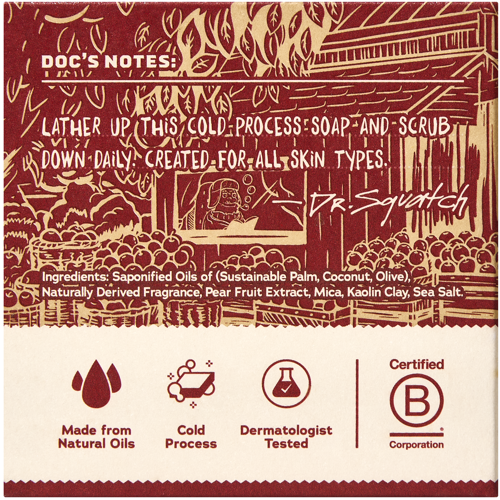 Dr. Squatch Spiked Cider Bar Soap