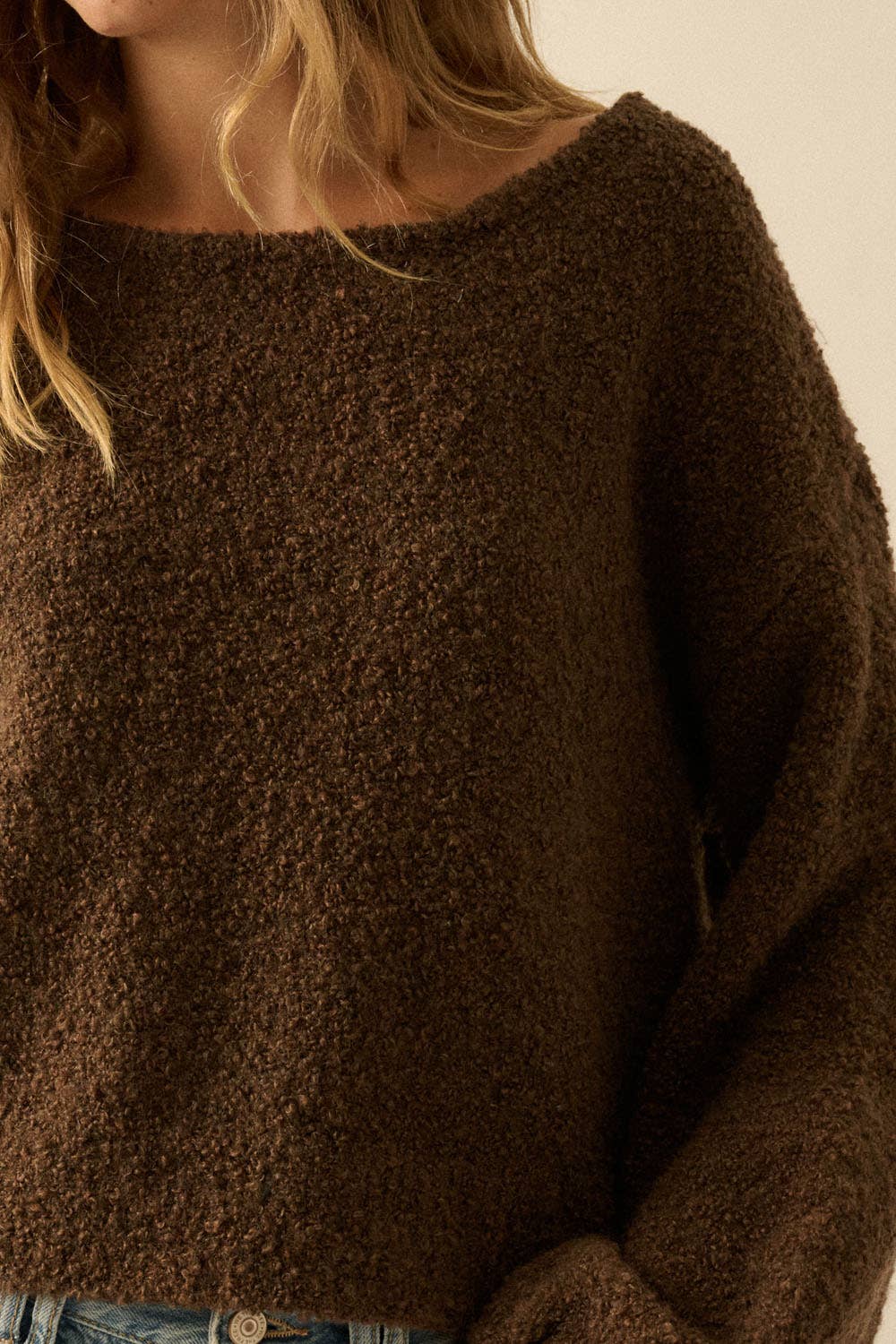 Promesa USA Stella Bubble-Sleeve Sweater