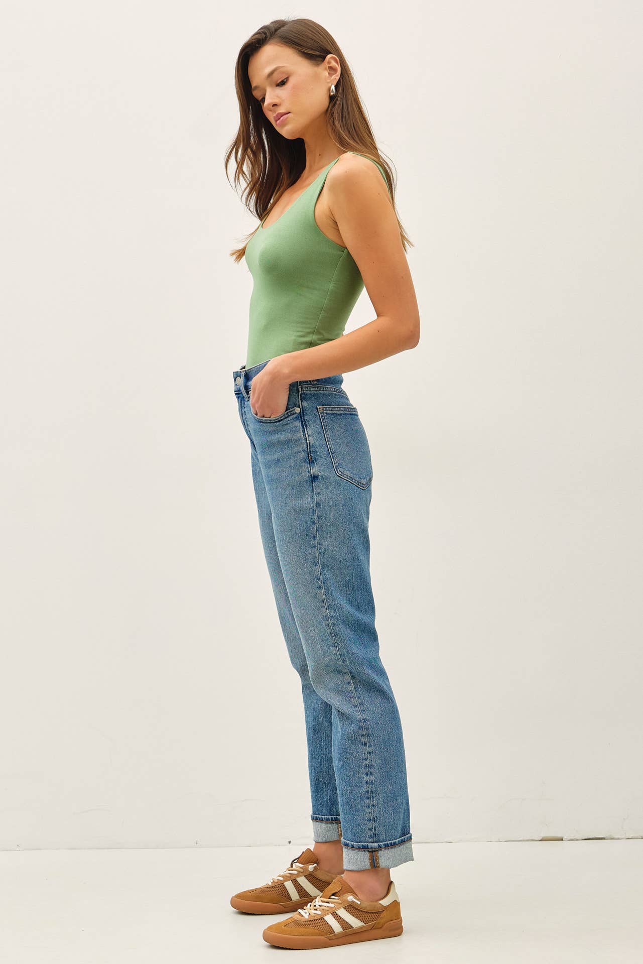 Be Cool BASIC THREADS SCOOP NECK TANK
