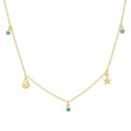 The Salty Gem Shelling Charm Necklace