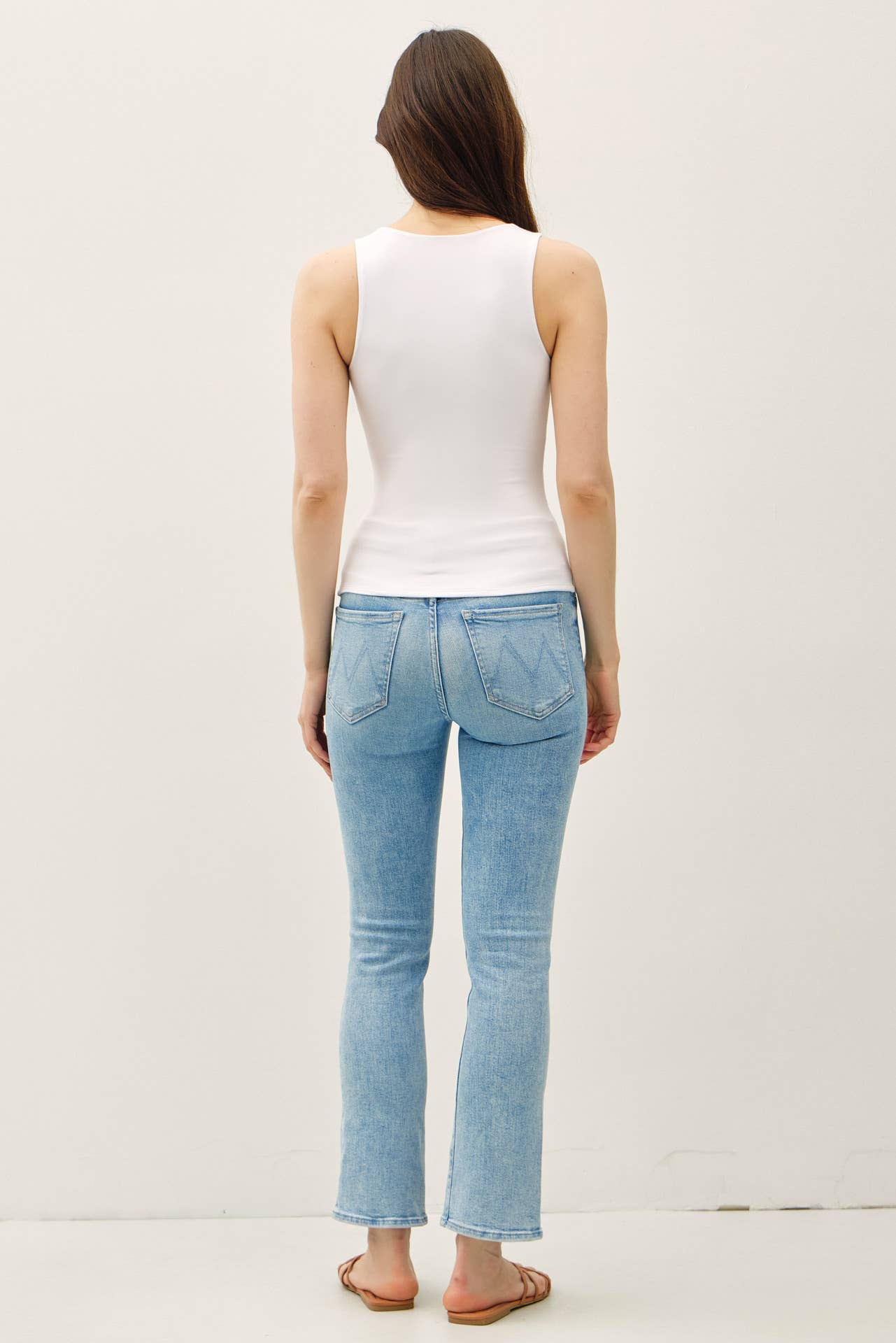 Be Cool BASIC THREADS DOUBLE LINED BASIC SQUARE NECK TANK