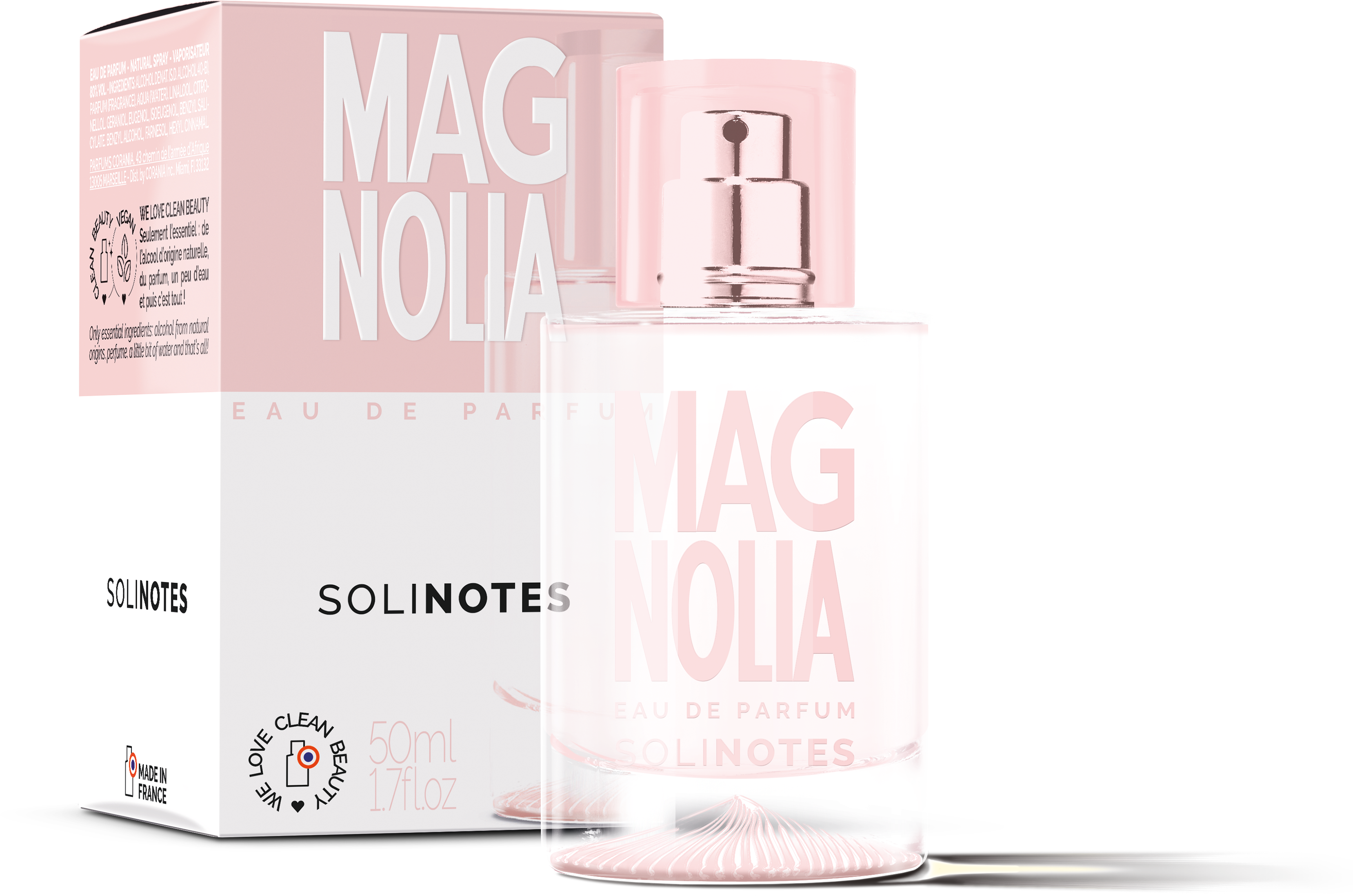 Solinotes Magnolia Perfume 1.7 oz - CLEAN BEAUTY
