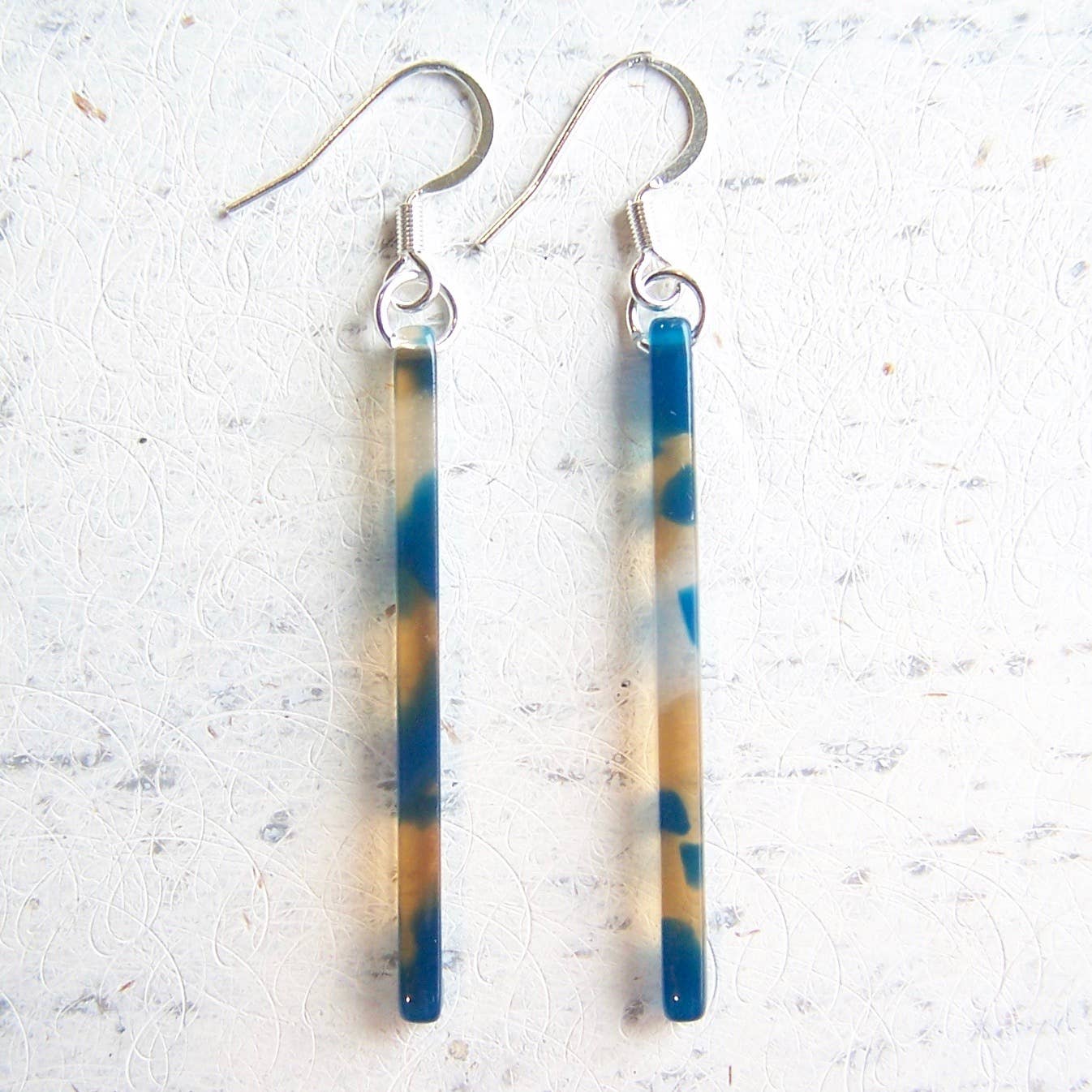 Jo Bird Jewelry Acetate Skinny Sticks - Tropical Colors Blue Lagoon