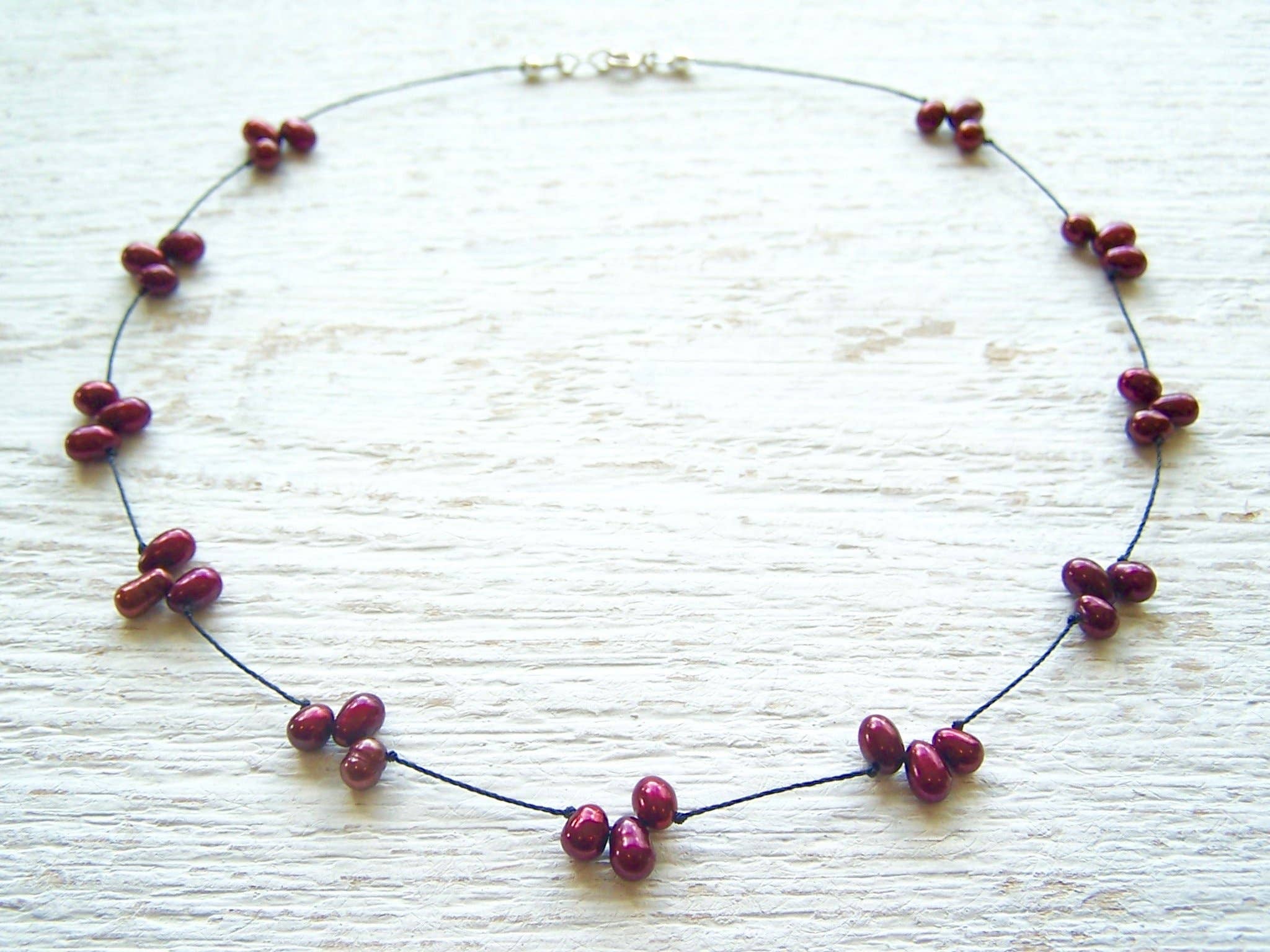 Jo Bird Jewelry Knotted Pearl Necklace - Rain Necklace
