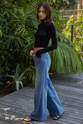 By Together Kaylee Turtleneck Top M Black