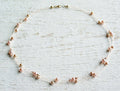 Jo Bird Jewelry Knotted Pearl Necklace - Hilo Lei Champagne