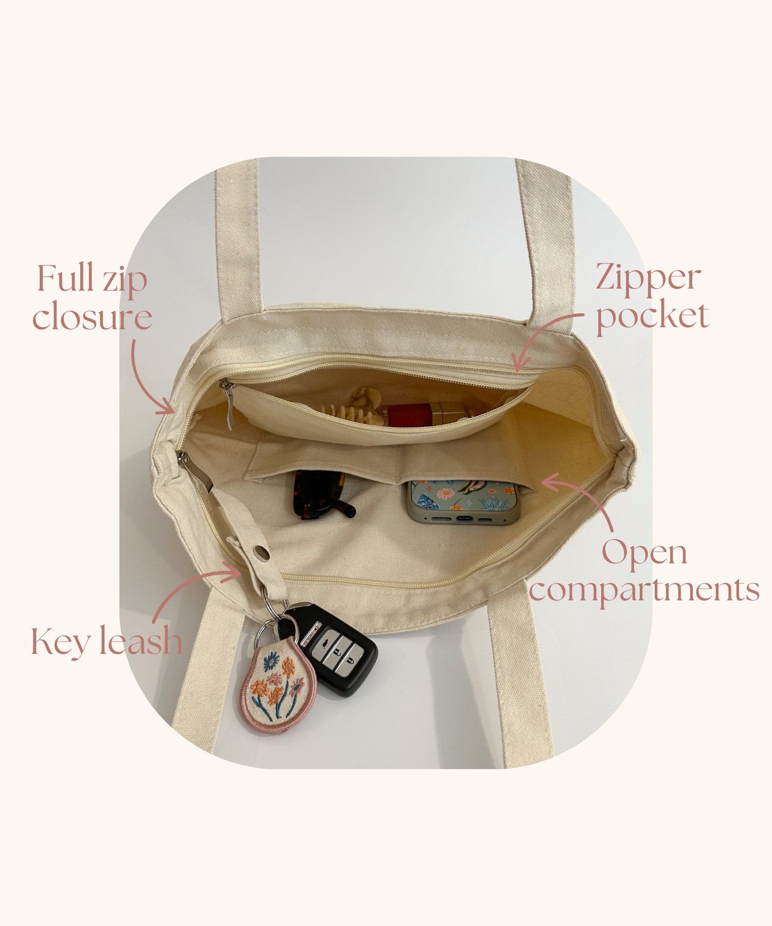 Sun Freckled Studio Sage Minimalist Tote Bag