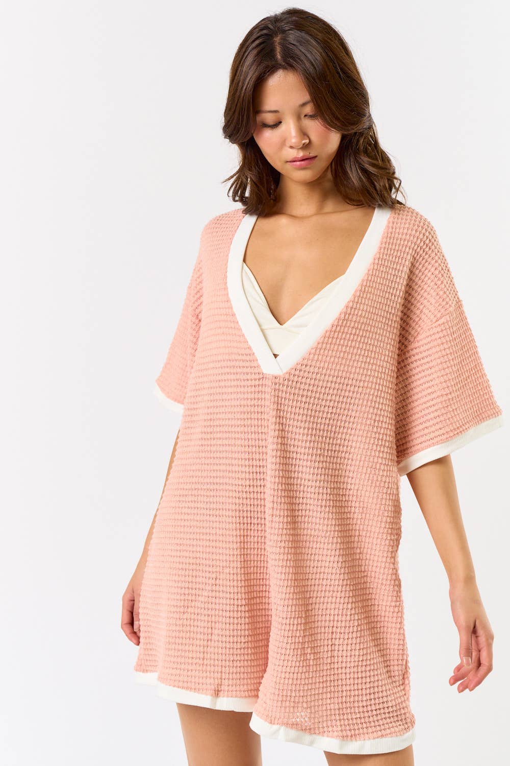Blue Blush Beach Day Romper
