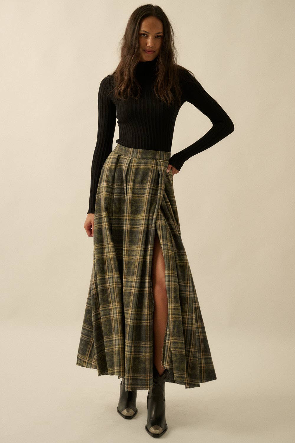 Promesa USA Prairie Plaid Maxi