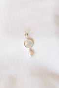 The Salty Gem Shell & Pearl Necklace (Handmade) Mother of Pearl