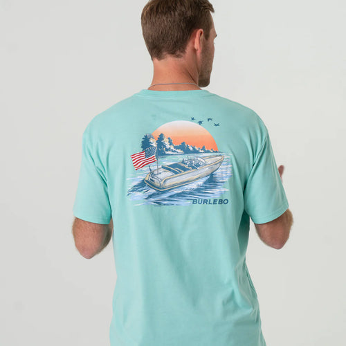 Burlebo SHORT SLEEVE TEE - LAKE WEEKEND